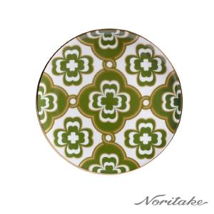 Noritake 彩韻四葉草-點心盤21CM(綠色)