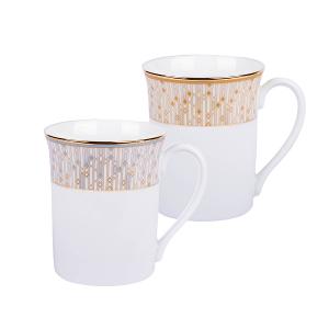 Noritake 流光輕語-馬克杯2入組(橘色+藍色)(精緻禮盒)