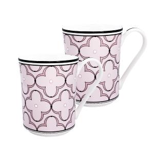 Noritake 春頌-馬克杯2入組(粉色+粉色)(精緻禮盒)(骨瓷)