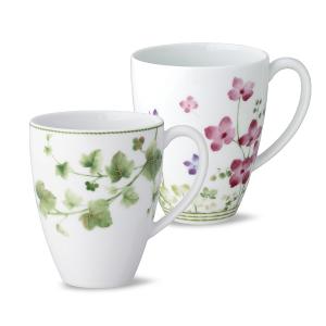 Noritake 布魯明花園×藤間私語-馬克杯2入(精緻禮盒)