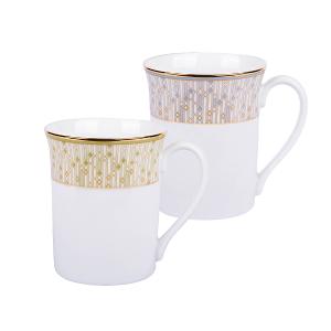 Noritake 流光輕語-馬克杯2入組(藍色+綠色)(精緻禮盒)