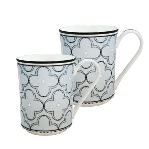 Noritake 春頌-馬克杯2入組(藍色+藍色)(精緻禮盒)(骨瓷)