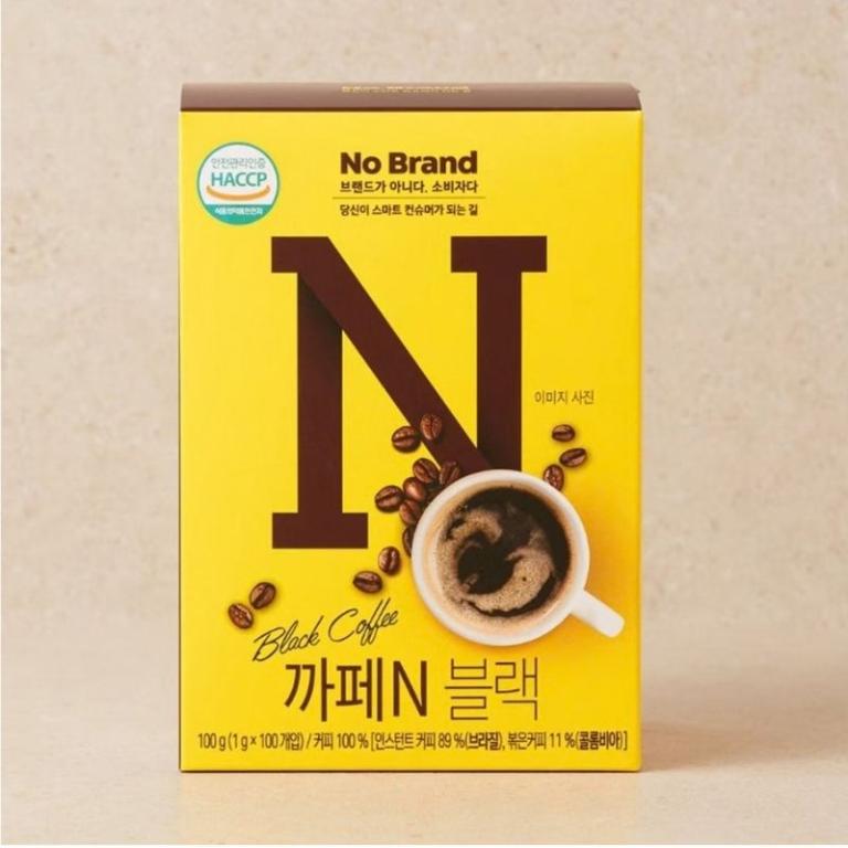 No Brand 即溶黑咖啡沖調粉 100入/盒