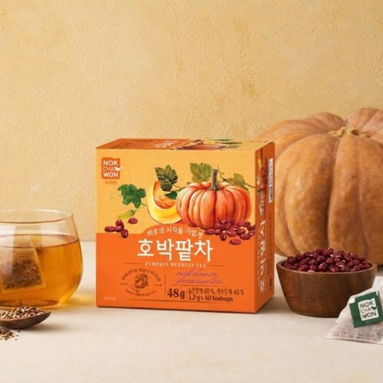 NOKCHAWON 紅豆南瓜茶 40包/盒