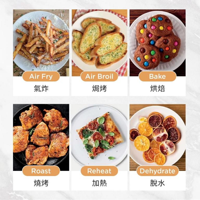  NINJA Double Stack SL201 6合1雙層氣炸鍋｜垂直堆疊省空間、分區同步料理、同步上菜