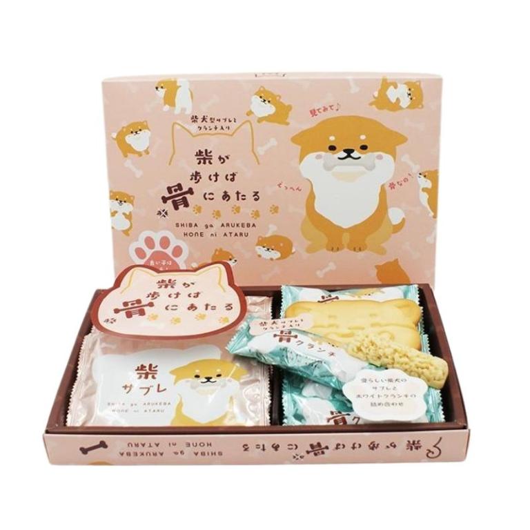柴犬與骨頭造型餅乾禮盒 8入/盒