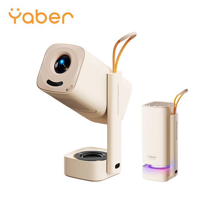 【YABER】T1 PRO 小影霸 便攜式 180&deg; 旋轉智能投影機