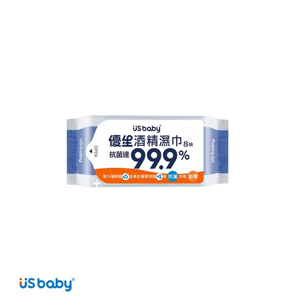 優生 酒精濕巾超厚型 8抽3入