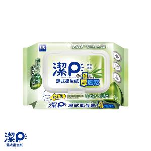 潔P 濕式衛生紙-植萃清新 (40抽/40抽3入)