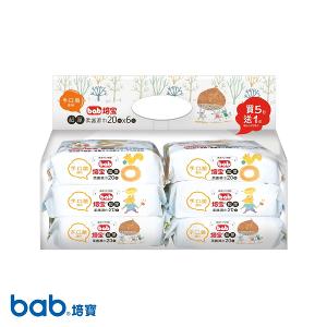 培寶 超厚柔濕巾 (手口臉) 20抽 5送1入