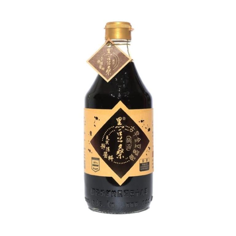 【箱購】黑豆桑 天然品古早金豆醬油 550ml x6瓶