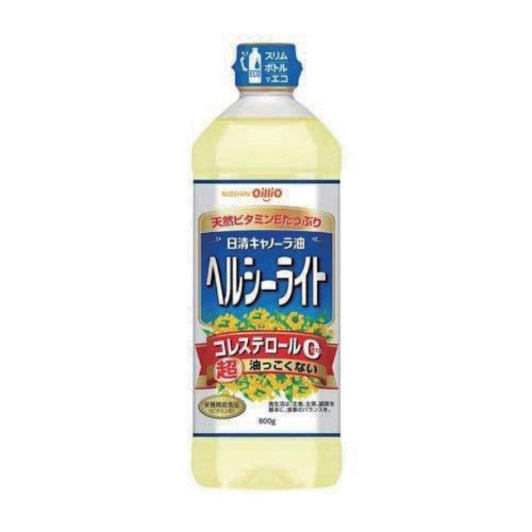 【箱購】日清 菜籽油 零膽固醇 800g x8罐