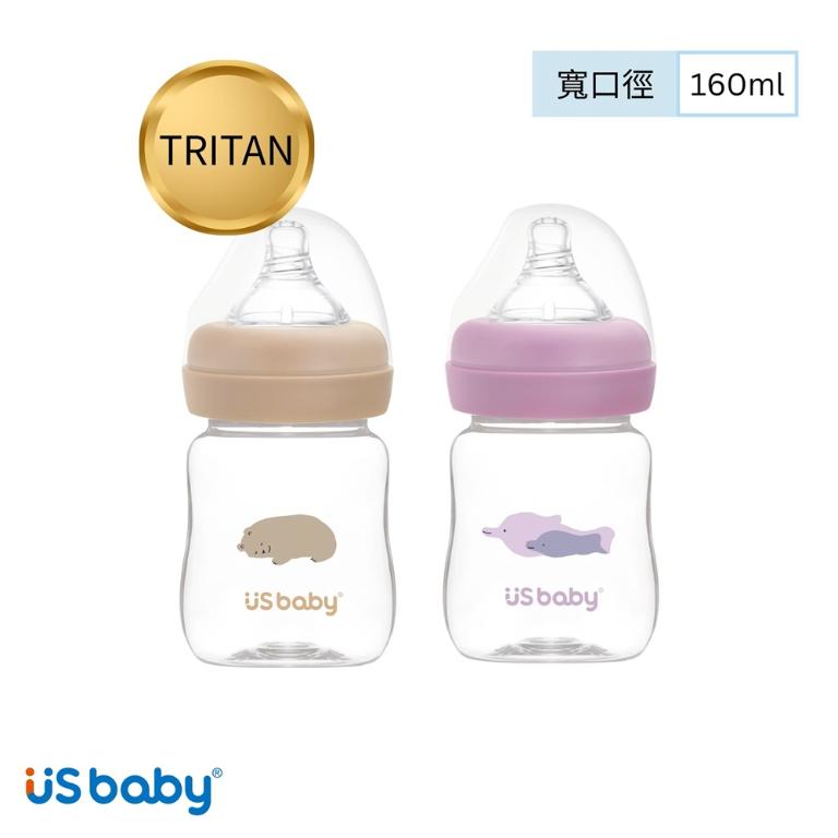 優生 真母感愛地球TRITAN奶瓶-寬口徑 160ml (棕熊/白海豚)