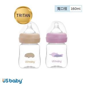 優生 真母感愛地球TRITAN奶瓶-寬口徑 160ml (棕熊/白海豚)