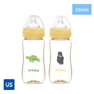 優生 真母感愛地球PPSU奶瓶-寬口徑 330ml (綠蠵龜/台灣黑熊)