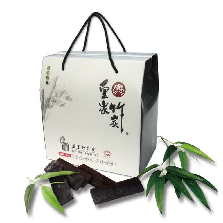皇家竹炭 孟宗片炭禮盒/1kg入  (3x5cm)