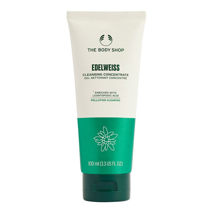The Body shop 雪絨花 漾顏奇肌保濕潔顏乳-100ML