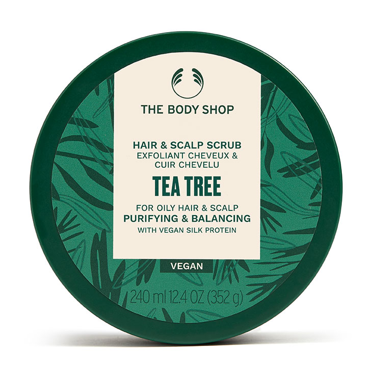 The Body shop 茶樹淨化頭皮去角質洗髮霜-240ML