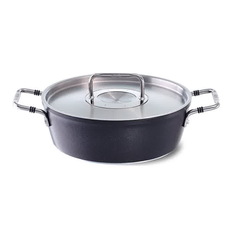 菲仕樂 Fissler LUNO黑鑽不沾鍋系列萬用鍋 24cm/3.15L