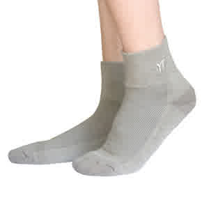 皇家竹炭 竹炭毛巾襪(黑/灰)