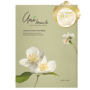 【Unitouch優莉緹】茉莉精油透亮水嫩面膜10入組