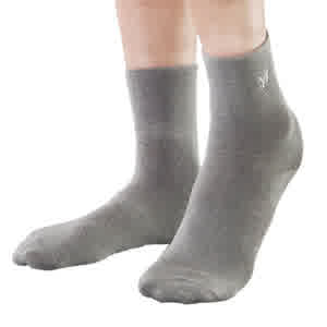 皇家竹炭 竹炭無痕襪/男(#800)黑/灰