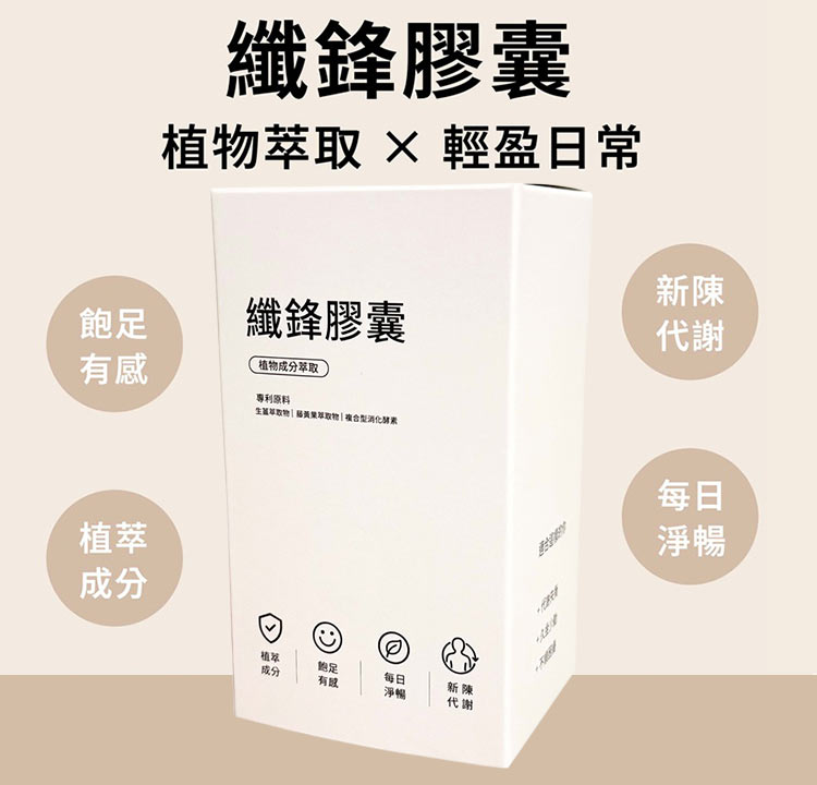 纖鋒膠囊 購買兩盒以上95折